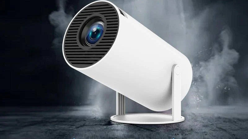 Portable Projector, Projector with Remote Control, Android Wifi Bluetooth-Compatible Projector, Home Theater Projector for Outdoor, Office, Bedroom